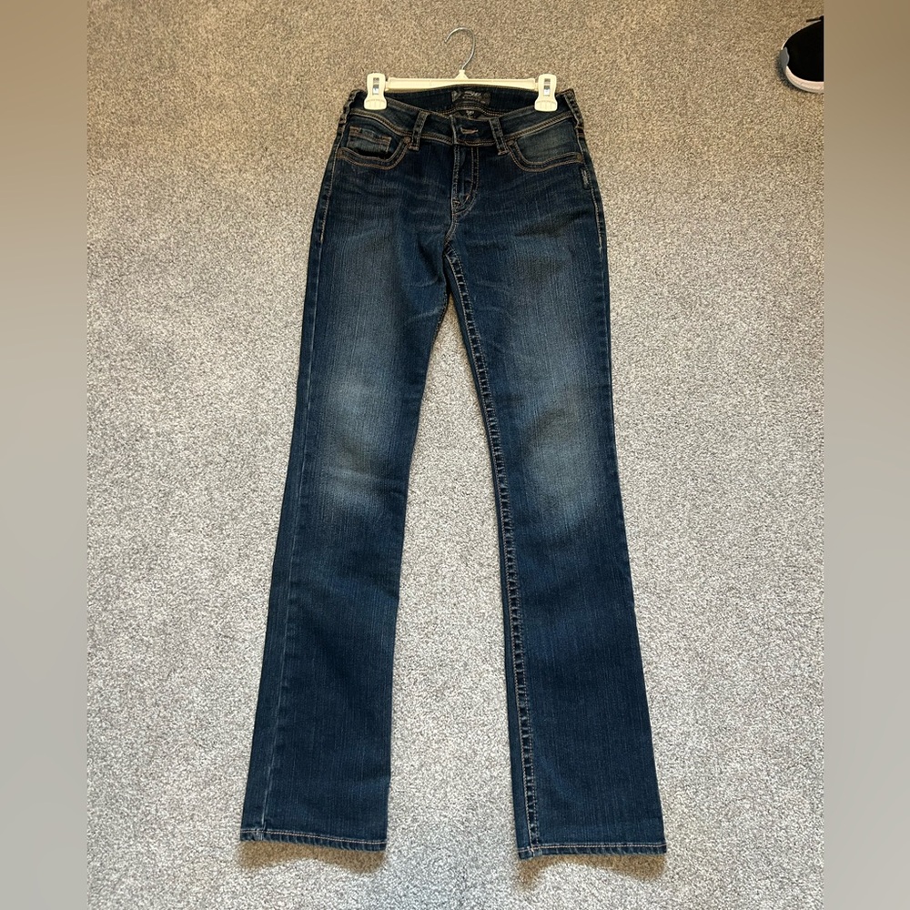 Silver Jeans Dark Blue Boot Cut Women's Jeans